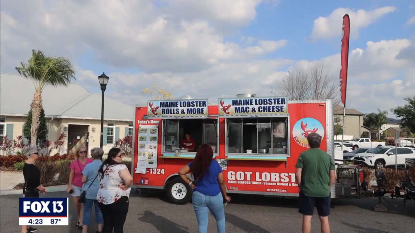 Fox 13 Checking Out The Got Lobstah? Food Truck