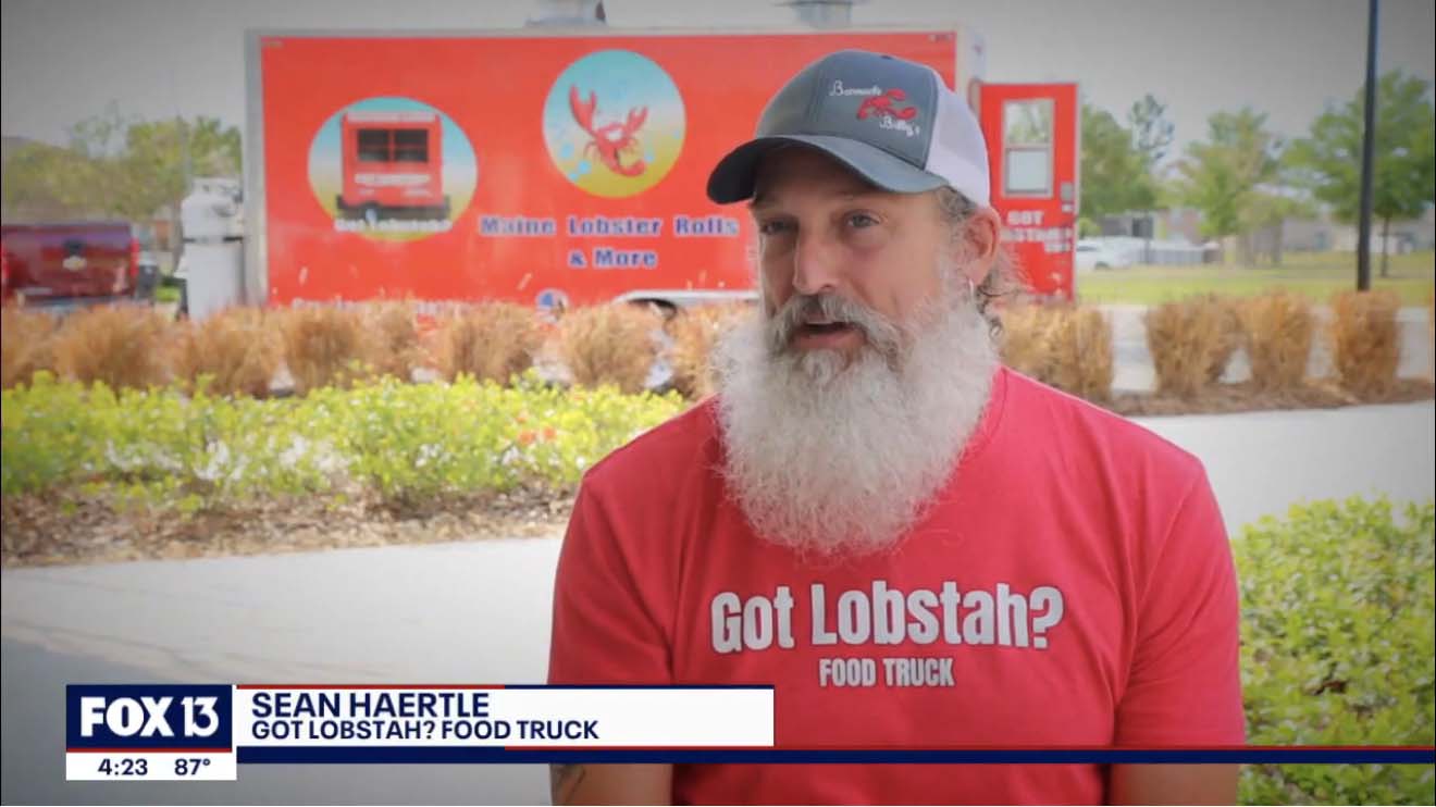 Fox 13 Interviews Owner and Local Veteran Sean Haertle of The Got Lobstah? Food Truck